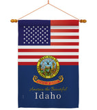 US Idaho - States Americana Vertical Impressions Decorative Flags HG140564 Made In USA