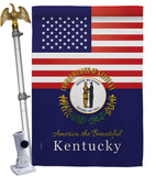 US Kentucky - States Americana Vertical Impressions Decorative Flags HG140569 Made In USA