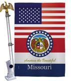 US Missouri - States Americana Vertical Impressions Decorative Flags HG140577 Made In USA