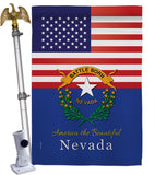 US Nevada - States Americana Vertical Impressions Decorative Flags HG140580 Made In USA