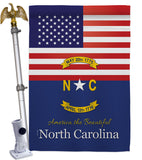 US North Carolina - States Americana Vertical Impressions Decorative Flags HG140585 Made In USA