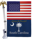 US South Carolina - States Americana Vertical Impressions Decorative Flags HG140592 Made In USA