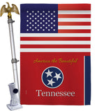US Tennessee - States Americana Vertical Impressions Decorative Flags HG140594 Made In USA