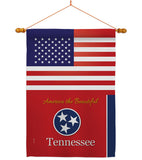 US Tennessee - States Americana Vertical Impressions Decorative Flags HG140594 Made In USA