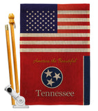 US Tennessee - States Americana Vertical Impressions Decorative Flags HG140594 Made In USA