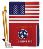 US Tennessee - States Americana Vertical Impressions Decorative Flags HG140594 Made In USA