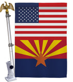 US Arizona - States Americana Vertical Impressions Decorative Flags HG140753 Made In USA