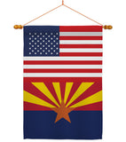 US Arizona - States Americana Vertical Impressions Decorative Flags HG140753 Made In USA