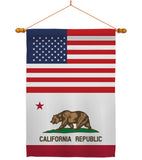 US California - States Americana Vertical Impressions Decorative Flags HG140755 Made In USA