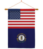 US Kentucky - States Americana Vertical Impressions Decorative Flags HG140768 Made In USA