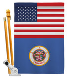 US Minnesota - States Americana Vertical Impressions Decorative Flags HG140774 Made In USA