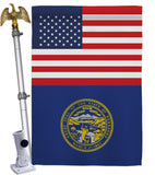 US Nebraska - States Americana Vertical Impressions Decorative Flags HG140780 Made In USA