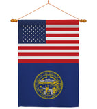 US Nebraska - States Americana Vertical Impressions Decorative Flags HG140780 Made In USA