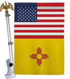 US New Mexico - States Americana Vertical Impressions Decorative Flags HG140786 Made In USA