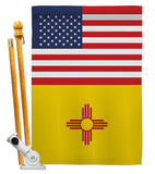 US New Mexico - States Americana Vertical Impressions Decorative Flags HG140786 Made In USA