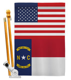 US North Carolina - States Americana Vertical Impressions Decorative Flags HG140788 Made In USA