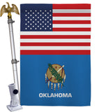 US Oklahoma - States Americana Vertical Impressions Decorative Flags HG140794 Made In USA