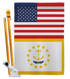 US Rhode Island - States Americana Vertical Impressions Decorative Flags HG140798 Made In USA