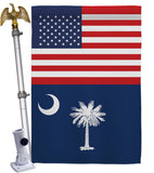 US South Carolina - States Americana Vertical Impressions Decorative Flags HG140799 Made In USA