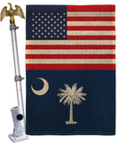 US South Carolina - States Americana Vertical Impressions Decorative Flags HG140799 Made In USA