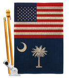 US South Carolina - States Americana Vertical Impressions Decorative Flags HG140799 Made In USA