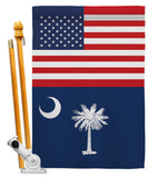 US South Carolina - States Americana Vertical Impressions Decorative Flags HG140799 Made In USA