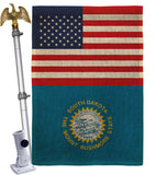 US South Dakota - States Americana Vertical Impressions Decorative Flags HG140800 Made In USA