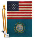 US South Dakota - States Americana Vertical Impressions Decorative Flags HG140800 Made In USA