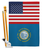 US South Dakota - States Americana Vertical Impressions Decorative Flags HG140800 Made In USA