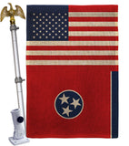 US Tennessee - States Americana Vertical Impressions Decorative Flags HG140802 Made In USA