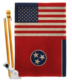 US Tennessee - States Americana Vertical Impressions Decorative Flags HG140802 Made In USA