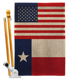 US Texas - States Americana Vertical Impressions Decorative Flags HG140804 Made In USA