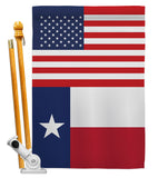 US Texas - States Americana Vertical Impressions Decorative Flags HG140804 Made In USA