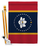 Mississippi - States Americana Vertical Impressions Decorative Flags HG140907 Made In USA