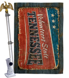 Tennessee Vintage - States Americana Vertical Impressions Decorative Flags HG140987 Made In USA