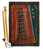 Tennessee Vintage - States Americana Vertical Impressions Decorative Flags HG140987 Made In USA