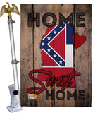 State Mississippi Home Sweet Home - States Americana Vertical Impressions Decorative Flags HG191138 Made In USA