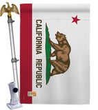 California - States Americana Vertical Impressions Decorative Flags HG191505 Made In USA