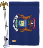 Michigan - States Americana Vertical Impressions Decorative Flags HG191523 Made In USA