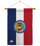 Missouri - States Americana Vertical Impressions Decorative Flags HG191526 Made In USA