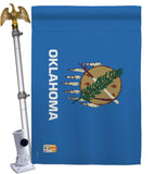 Oklahoma - States Americana Vertical Impressions Decorative Flags HG191537 Made In USA