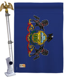 Pennsylvania - States Americana Vertical Impressions Decorative Flags HG191539 Made In USA