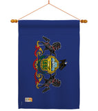 Pennsylvania - States Americana Vertical Impressions Decorative Flags HG191539 Made In USA
