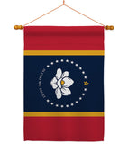 Mississippi - States Americana Vertical Impressions Decorative Flags HG192400 Made In USA