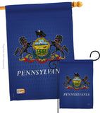 Pennsylvania - States Americana Vertical Impressions Decorative Flags HG108081 Made In USA