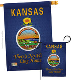 Kansas - States Americana Vertical Impressions Decorative Flags HG108132 Made In USA