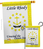 Rhode Island - States Americana Vertical Impressions Decorative Flags HG108142 Made In USA