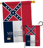 Mississippi - States Americana Vertical Impressions Decorative Flags HG108143 Made In USA