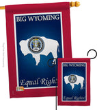 Wyoming - States Americana Vertical Impressions Decorative Flags HG108189 Made In USA