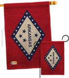 Arkansas - States Americana Vertical Impressions Decorative Flags HG140504 Made In USA